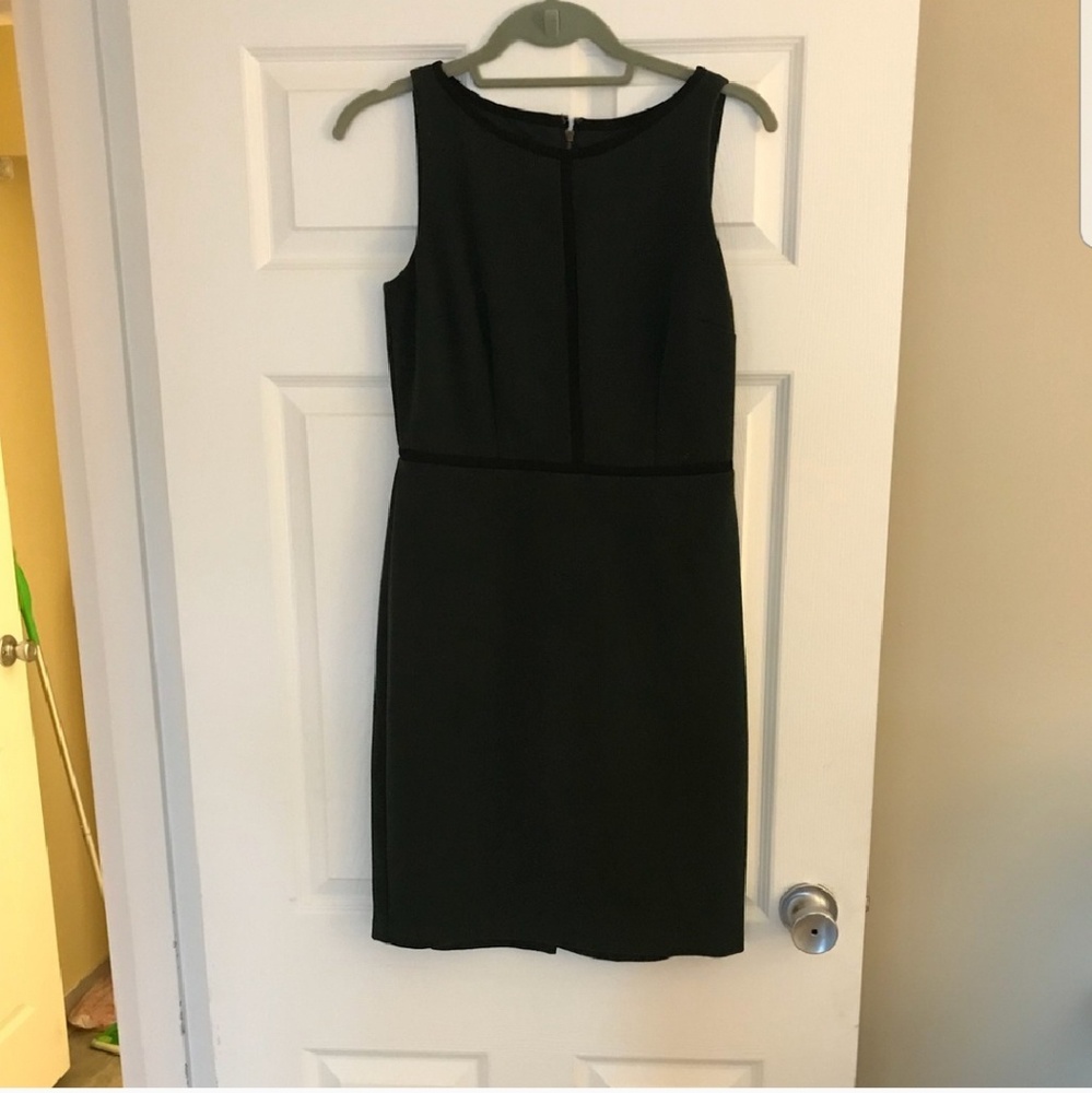 LOFT dark green work dress